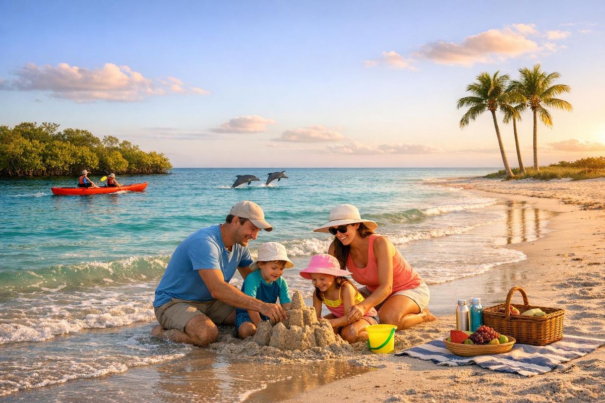 Family catamaran cruise in Punta Cana with kids and parents