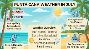 Punta Cana travel guide with tropical beach palm trees and turquoise water