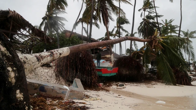Beach weather during hurricane season in Punta Cana Dominican Republic